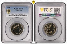 2004 $1 MS69