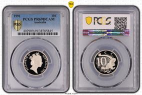 1991 10C PR69DCAM