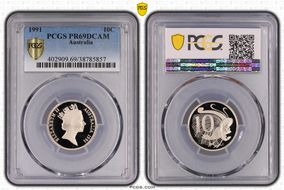 1991 10C PR69DCAM