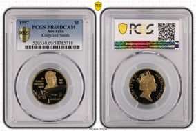 1997 $1 Kingsford Smith PR69DCAM