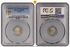 AH1327//2 (1910) Kurush KM-748 MS66