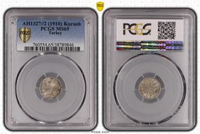 AH1327//2 (1910) Kurush KM-748 MS65
