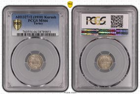 AH1327//2 (1910) Kurush KM-748 MS66