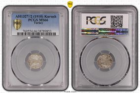 AH1327//2 (1910) Kurush KM-748 MS66