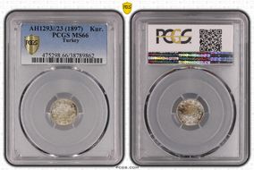AH1293//23 (1898) Kurush KM-735 MS66