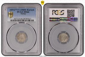 AH1277//1 (1861) Kurush KM-689 MS66