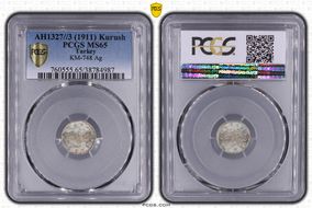 AH1327//3 (1911) Kurush KM-748 MS65