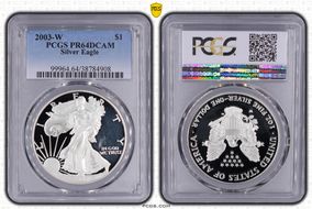 2003-W $1 Silver Eagle PR64DCAM