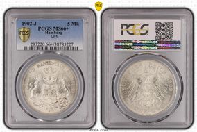 1902-J 5 Mk J-65 MS66+