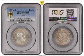 1876-A 2 Mk J-84 MS63