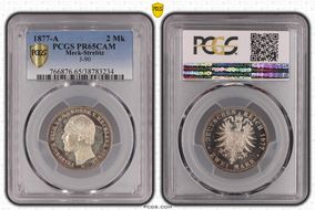 1877-A 2 Mk J-90 PR65CAM