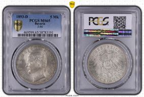 1893-D 5 Mk J-46 MS65