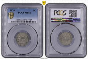1876 5C MS62
