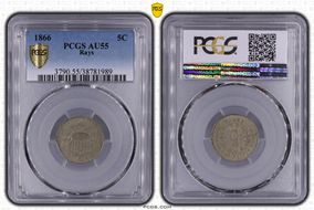 1866 5C Rays AU55