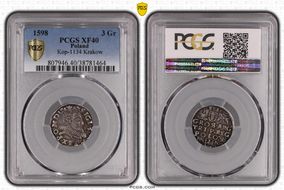 1598 3 Gr Kop-1134 Krakow XF40