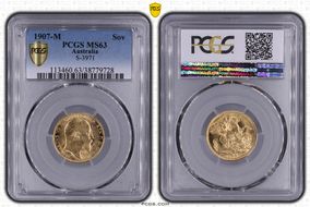 1907-M Sov S-3971 MS63