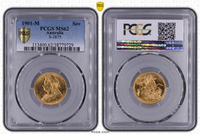 1901-M Sov S-3875 MS62