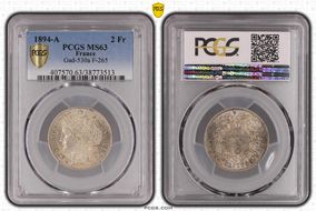 1894-A 2 Fr Gad-530a F-265 MS63