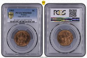 1903 5C Gad-165 F-119 MS65RD