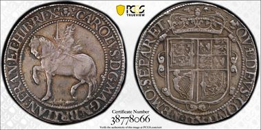 (1637-42) 30 Shil S-5556A XF45