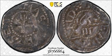 1652 3P Oak Tree, No "In" on Obverse XF40