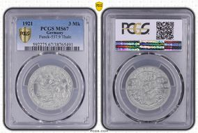 1921 3 Mk Funck-537.9 Thale MS67