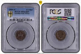 1904-A 1/2 Hel MS63BN