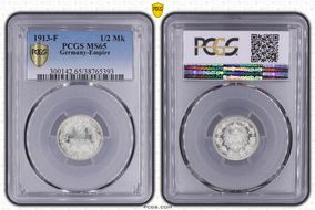 1913-F 1/2 Mk J-16 MS65