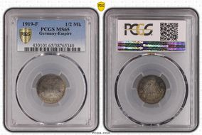 1919-F 1/2 Mk J-16 MS65