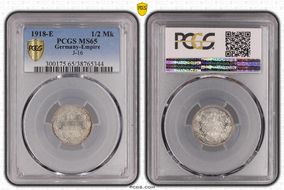 1918-E 1/2 Mk J-16 MS65
