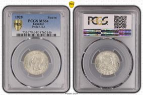 1928 Sucre Phila-USA MS64