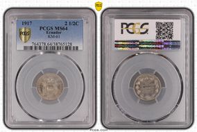 1917 2 1/2C KM-61 MS64