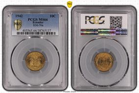 1942 10C KM-76a MS66