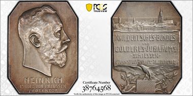 1912 Medal Peltzer-1152 Matte Ag SP62