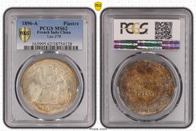 1896-A Piastre Lec-278 MS62