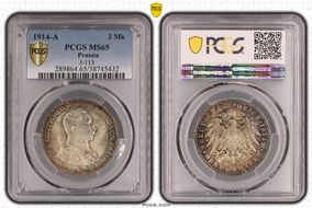 1914-A 3 Mk J-113 MS65