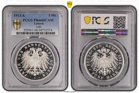 1913-A 5 Mk J-83 PR66DCAM