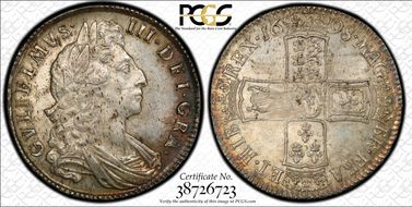 1698 1/2 Cr S-3494 DECIMO MS64