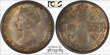 1859 Florin S-3891 ESC-2843 w/Stop MS66