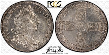 1697 6D S-3538 3rd Bust Large Crowns MS64