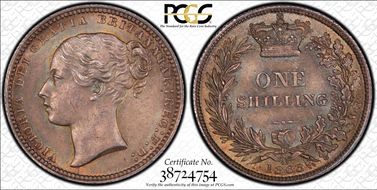 1868 Shil S-3906A MS65