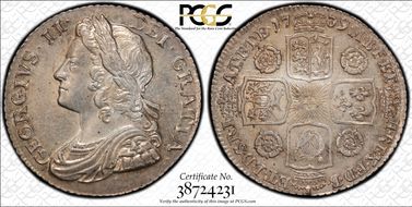 1739 Shil S-3701 Lg Garter Star MS63