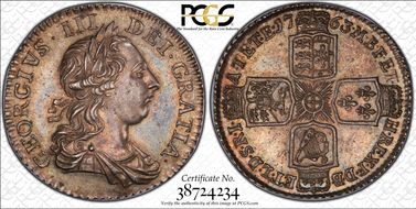 1763 Shil S-3742 Northumberland MS64