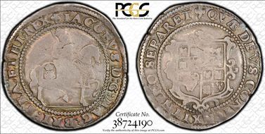 (1624) 1/2 Cr S-2666 Trefoil VF30