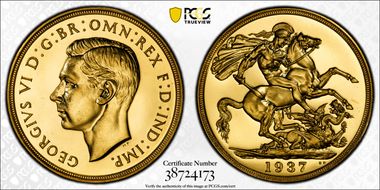 1937 £2 S-4075 PR66DCAM