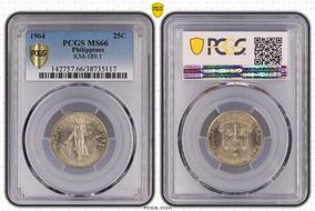 1964 25C KM-189.1 MS66