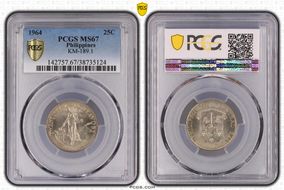 1964 25C KM-189.1 MS67