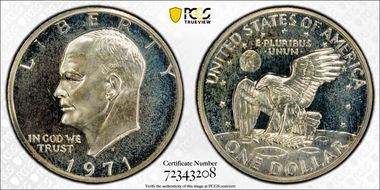 1971-S $1 Silver PR69DCAM