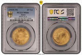 (1919) T8 20 Yen JNDA 01-6 MS66