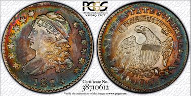 1814 10C STATESOF AU58+